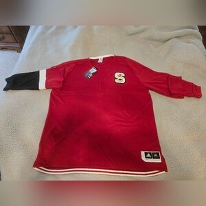 Addidas: 2xl NC State 2 button shirt.